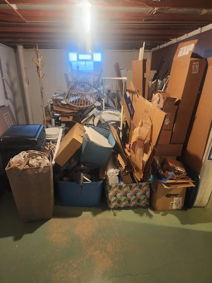 Roll-off dumpster container at job site for 6 Yard Dumpster Rental in Chocolay